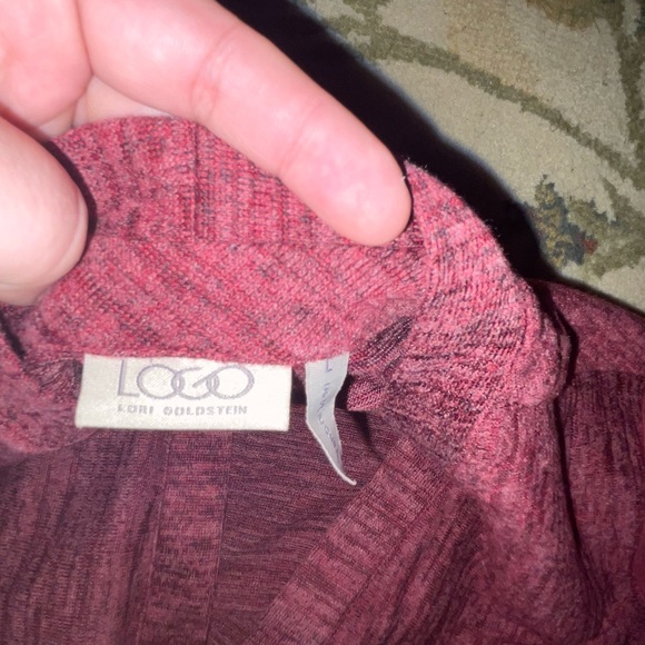 Logo Lori Goldstein zip front cardigan - Picture 4 of 5